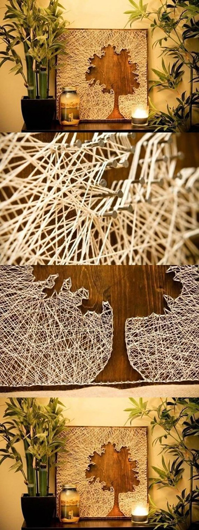 tree string art