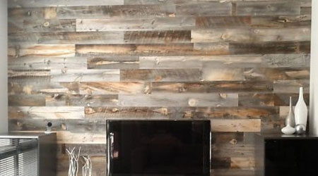 Install a Timber Plank Wall at Home Garden Building 