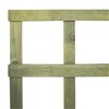 0.6m x 1.83m (24") Green Treated H/D Capped Square Trellis