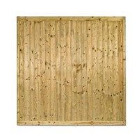 1828x1800mm Vertical Tongue & Groove Flat Fence Panel
