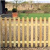 1830x900mm Round Top Open Pale Picket Fencing Panel