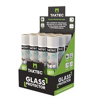 When in need of protecting glass and windows, Taktec 100m glass film has you covered. The perfect length for contractors - the clear film allows light penetration through the film to enable visibility into the work area during any home improvement or contracted work.