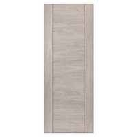 Alabama Fumo 35x1981x762mm laminate internal door comes with smoky grey wood effect making it suitable for contemporary look. Uniform finish makes it ideal for matching your colour scheme. This door benefits from a semi-solid core construction. It is suitable for Pocket Door System.