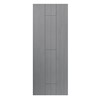 Ardosia Grey painted 35x1981x610mm internal door features a vertical timber graining effect, stylish slate grey painted finish and grey coloured grooves. Uniform finish makes it ideal for matching your colour scheme. This door benefits from a standard core construction. It is suitable for Pocket Door System.