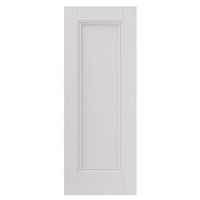 Belton White Primed 35x1981x838mm internal door features classic flat recessed panel with decorative flush mouldings. With a solid core construction that makes the door feel strong and stable, Belton internal door is white primed for finish painting.