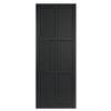 Civic Black Painted 35x1981x762mm internal door is constructed with robust 9mm MDF panels and solid lock blocks. It can be fitted with regular handles, latches and hinges.