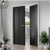 Civic Black Painted 35x1981x762mm internal door is constructed with robust 9mm MDF panels and solid lock blocks. It can be fitted with regular handles, latches and hinges.