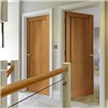 Etna Oak Unfinished 35x1981x838mm internal door is made from real oak veneer. Timber veneers are a natural material and variations in the colour and graining should be expected. Colours and graining patterns depicted in our product imagery are representative only.