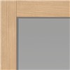 Fuji Oak Unfinished Glazed 35x1981x686mm is real oak veneered internal door. Timber veneers are a natural material and variations in the colour and graining should be expected. Colours and graining patterns depicted in our product imagery are representative only.