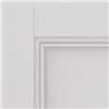 Hardwick White Primed 35x1981x838mm internal doors. White internal doors are wonderful for reflecting light around your home and offers a timeless, simple and minimalist look that complements almost any interior.