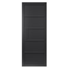 Metro Black Painted  35x1981x838mm  internal door features contemporary ladder style door design, perfect for &#39;industrial style&#39; interiors. This door benefits from solid construction.