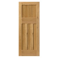 Rustic Oak DX 1930&#39;s Prefinished 35x1981x610mm is real oak veneered rustic 1930&#39;s style internal door. It is supplied fully finished. This door benefits from solid core construction. Timber veneers are a natural material and variations in the colour and graining should be expected. Colours and graining patterns depicted in our product imagery are representative only.