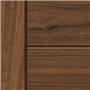 Tigris Walnut 35x1981x610mm internal door is a contemporary style walnut veneered interior door. Supplied finished with a high-quality varnish. Timber veneers are a natural material and variations in the colour and graining should be expected. Colours and graining patterns depicted in our product imagery are representative only.