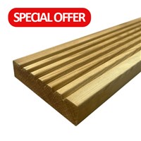 Manufactured with Kiln dried Scandinavian decking pine, our Oxford decking has a castellated profile on one side and smooth on the other,. The boards can be laid either way up, depending upon your preference, making this an easy and ideal product for many decking projects. Our decking is more durable and stable than cheaper whitewood alternatives, having the inherent properties of being more receptive to preservative timber treatments and being slower grown, the timber is less susceptible to twisting.
