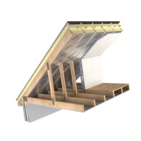 Polyisocyanurate (PIR) 150mm x 2400mm x 1200mm foam insulation board for roofs. It is suitable for use in warm pitched or flat roof constructions, in new build and refurbishment projects.