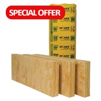 Isover CWS 36 is a medium density glass mineral wool slab supplied in 75mm thickness with a total pack area of 8.74m2. The strong, resilient and flexible batts are 455mm wide to fit between standard wall tie spacing. Isover CWS 36 provides thermal performance in external masonry cavity walls to meet Approved Document L (England and Wales).