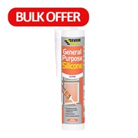 General Purpose Silicone is a mid modulus silicone sealant that adheres to most smooth and non-porous materials. Contains an anti-fungal compound to be mould resistant in areas of high humidity and forms a permanently flexible rubber seal.
