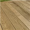 Millboard combines the natural beauty of real wood with the high performance of polyurethane, a material widely recognized for its strength. Polyurethane is used in many industries where durability and strength is required, eliminating the inevitable rotting, warping and deterioration of natural wood. Antique Oak’s natural, warm hues are similar to the tones of tropical hardwood and the appearance is reminiscent of attractively aged flooring.