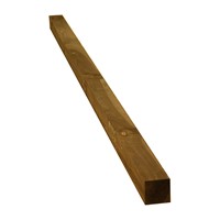 Green Timber Fence Posts 75 x 75 x 1500mm are treated, so please note that any cuts, notches, or mortices that are made when installing your post will need to be re-coated with timber preservative to maintain their durability. When selecting the length of fence post required remember it is standard practice for posts to be set 600mm into the ground to support a fence of up to 1.8mtr high.