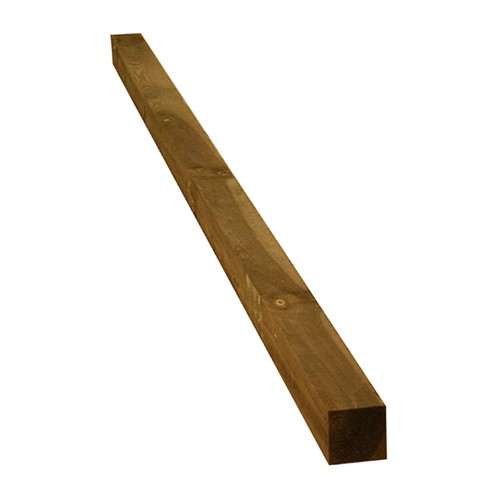 Green Timber Fence Posts 75 x 75 x 1800mm are treated, so please note that any cuts, notches, or mortices that are made when installing your post will need to be re-coated with timber preservative to maintain their durability. When selecting the length of fence post required remember it is standard practice for posts to be set 600mm into the ground to support a fence of up to 1.8mtr high.