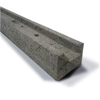 3.00m Professional Concrete Slotted Inter Fence Post (S)