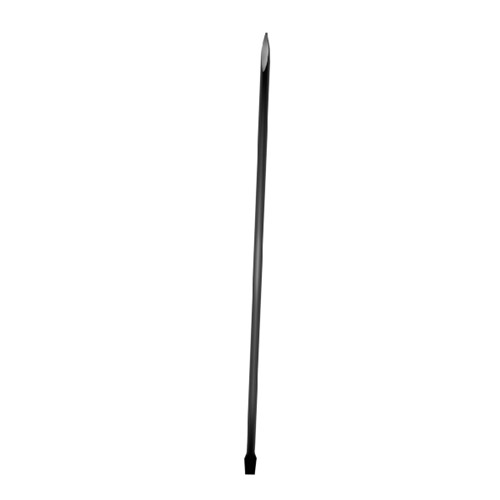 This heavy chisel &amp; point is 5ft long and manufactured from steel bar 1 1/4&quot; in diamenter. This tool is designed to break out stones  or concrete aiding the digging of a fence post hole.