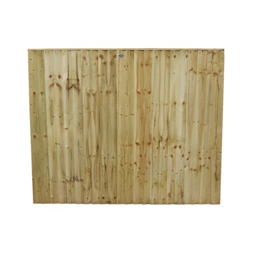 5ft Green Closeboard Front Panel