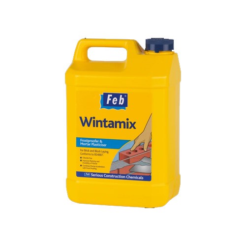 5ltr Wintamix Chloride Free Frostproofer & Mortar Plasticiser Feb