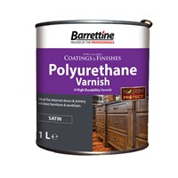 Barrettine 1L Clear Polyurethane Satin Varnish