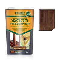 Barrettine 1L Dark Brown Nourish & Protect Wood Preserver