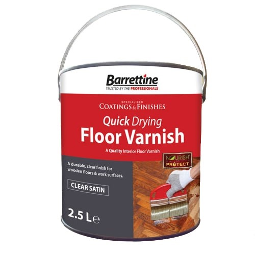 Barrettine 2.5L Quick Drying Floor Varnish