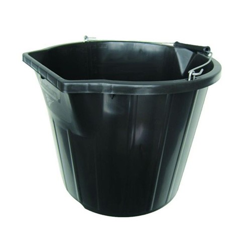 Black 3 Gallon Bucket