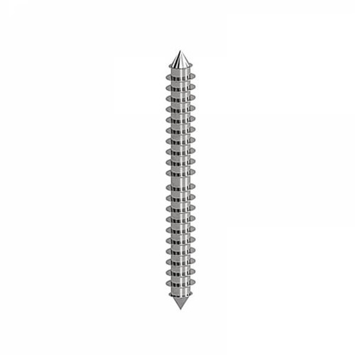 BZP Double Ended Wood Screw 2" 50mm