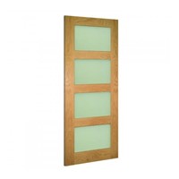 Coventry Obscure Glazed Internal Oak Door 1981x610x35mm