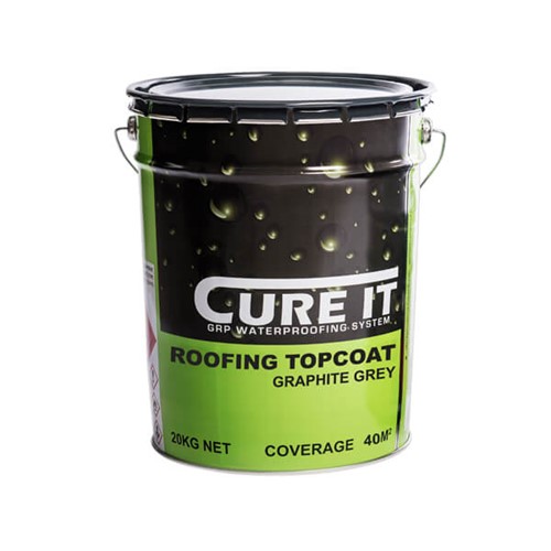 Cure It 20kg Roofing Topcoat Graphite Grey