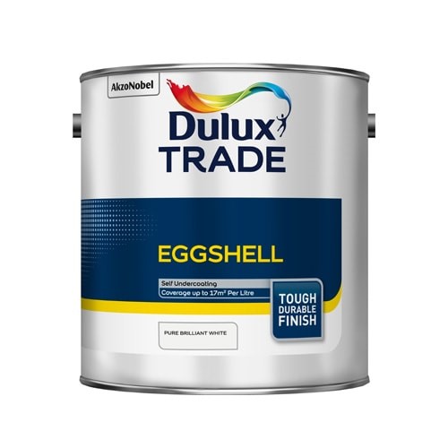 Dulux Trade 5L Pure Brilliant White Eggshell