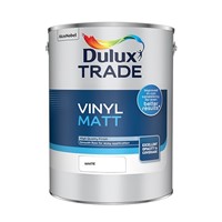 Dulux Trade 5L White Vinyl Matt
