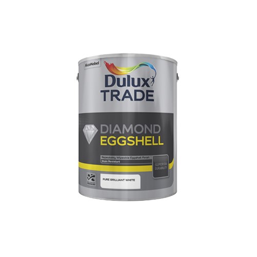 Dulux Trade Brilliant White Diamond Eggshell