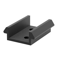 Durapost Black Capping Rail Clips 20mm Bag of 10