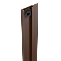 Durapost Sepia Brown Cover Strip for U Channel 2100mm