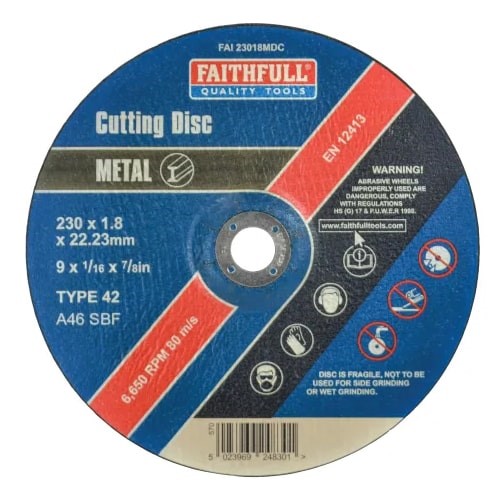 Faithfull Metal Cutting Disc