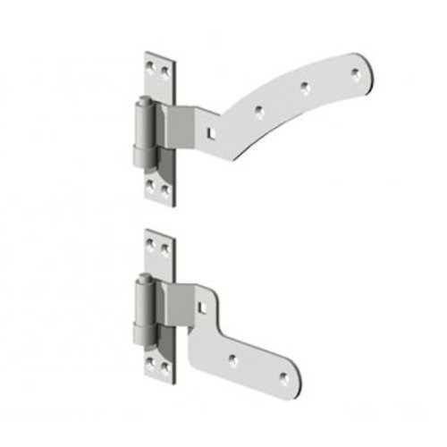 Left And Right Handed Garden Gates Gatemate Curve Galvanised Rail Hinges 