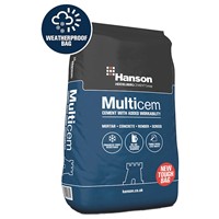 Hanson Multicem Cement In Hybrid 25kg Bag