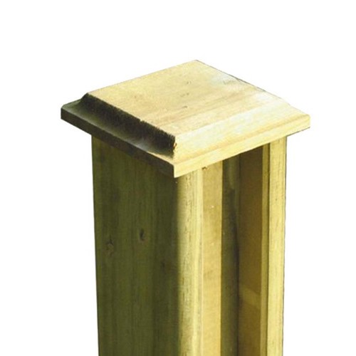 Jacksons 125mm Chamfered Post Cap for 100x100mm Timber Slotted Posts