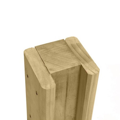 Jacksons Slotted End Timber Fence Post 1500mmx100x100mm