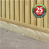Jacksons Timber Gravel Board 1830mmx140mm for use with Slotted Posts