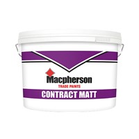 Macpherson 10L Contract Matt Brilliant White Paint