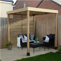 Modular Pergola with 1 Side Panel Pack