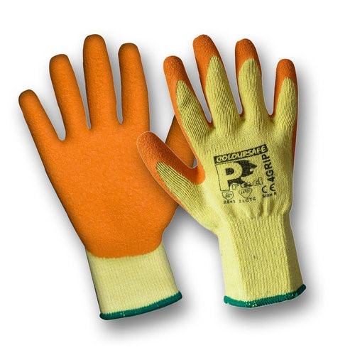 Orange Latex Gloves