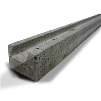 Professional Concrete Slotted End Fence Post